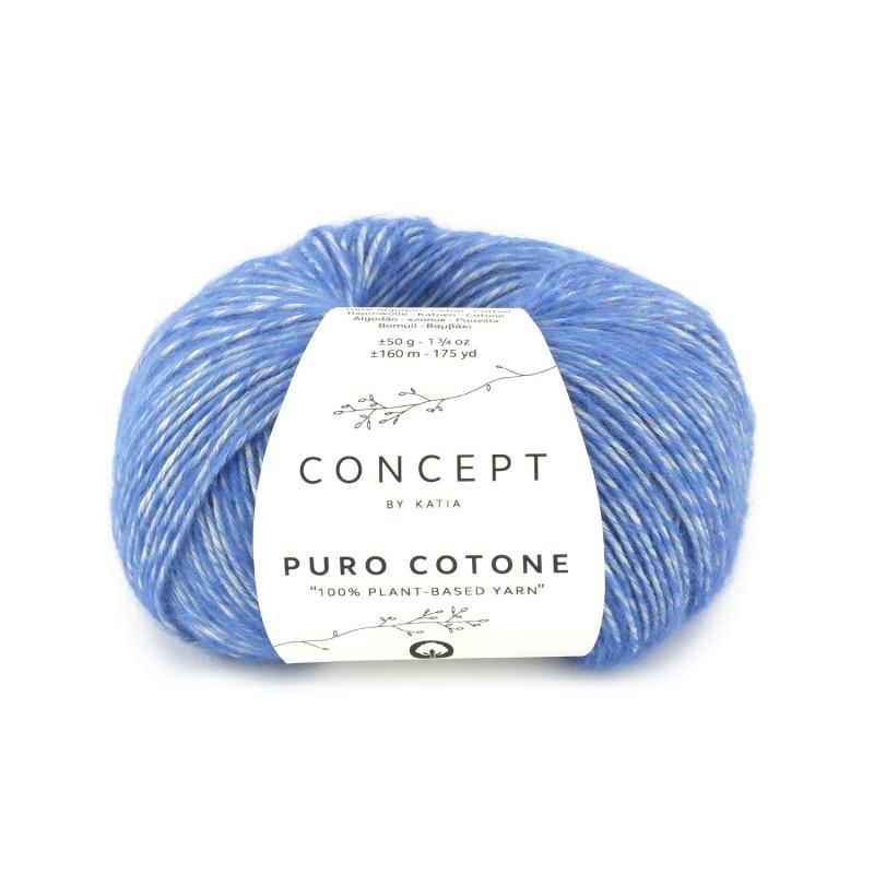 Puro Cotone  61 royal blå