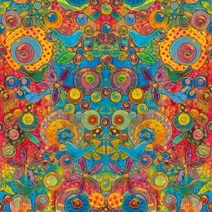 Free Spirit Garden Delight Posies Multi