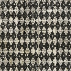 Free Spirit Frightful Harlequin Black 