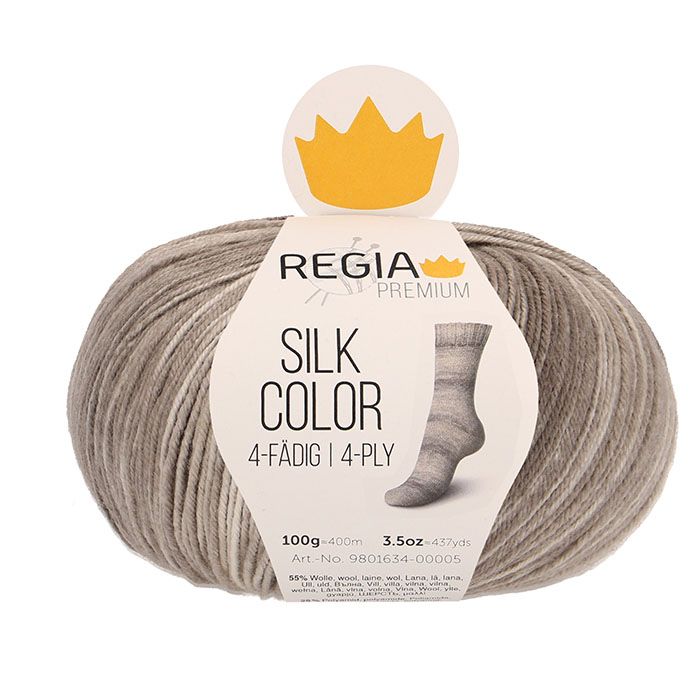 Regia Premium Silk Color 4ply taupe
