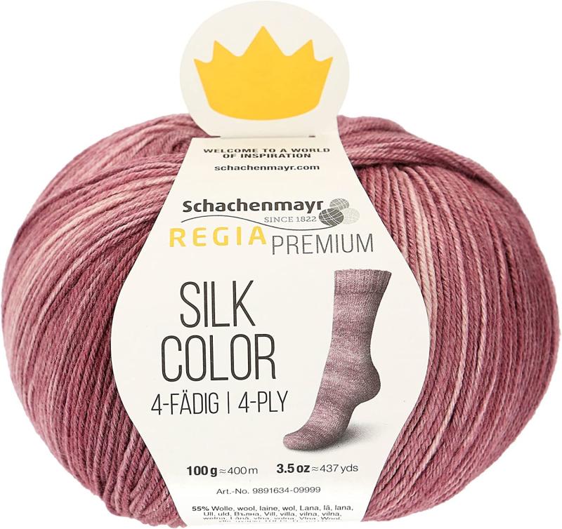 Regia Premium Silk Color 4ply teal