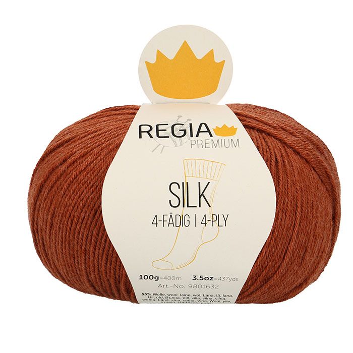 Regia Premium Silk 4ply roströd