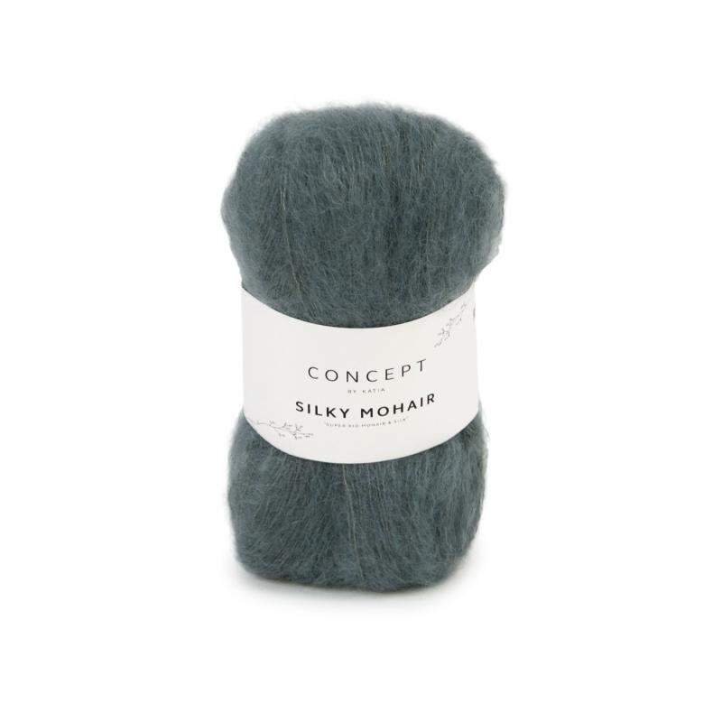 Silky Mohair 105 mellangrå