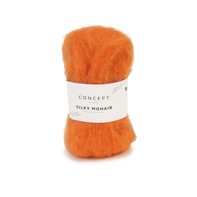 Silky Mohair 110 orange