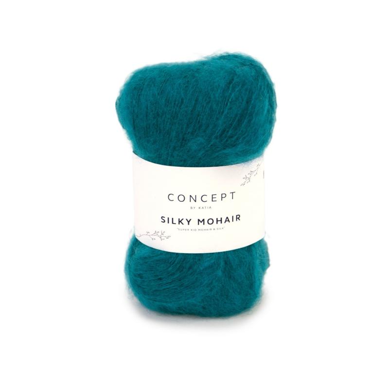 Silky Mohair 126 petrol