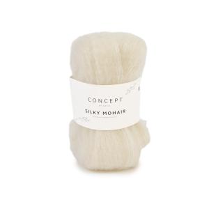 Silky Mohair 103 naturvit