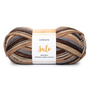 Sulo sockgarn print 1038 sandväg