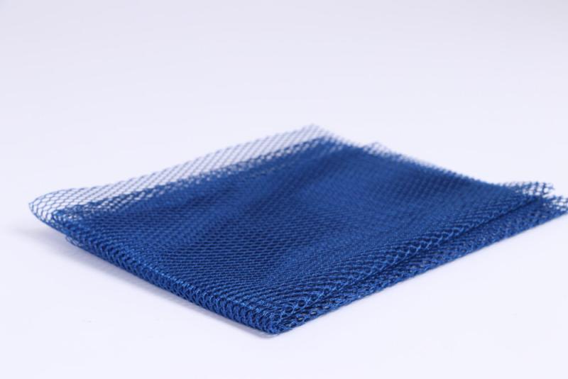 By Annie Lightweight mesh fabric blastoff blue ca 45 x 135 cm