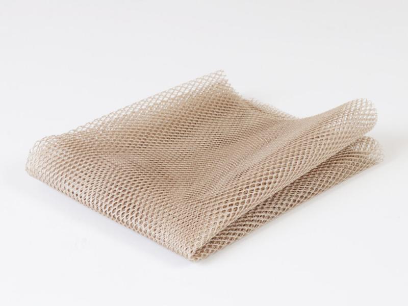 By Annie Lightweight mesh fabric natural ca 45 x 135 cm
