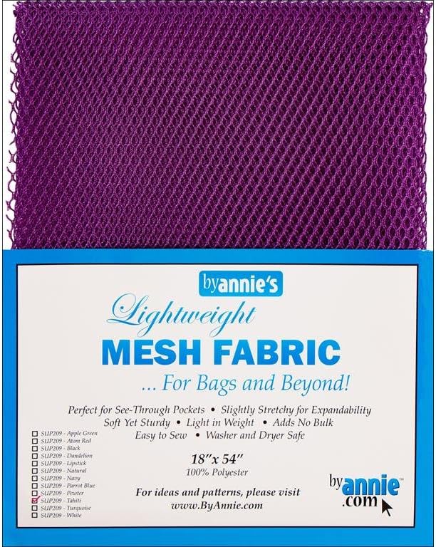 By Annie Lightweight mesh fabric tahiti ca 45 x 135 cm