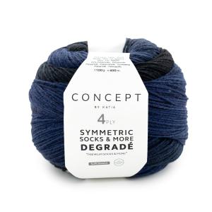 Symmetric socks & more Degrade 52 jeansblå-svart