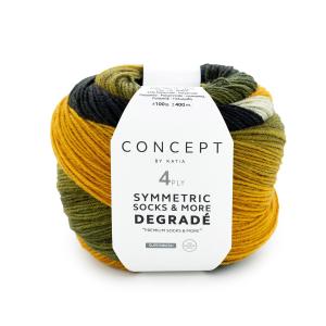Symmetric socks & more Degrade 54 senap-oliv-svart