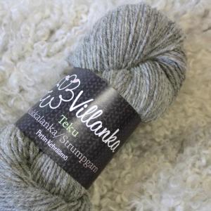 Utgår * Teku sockgarn 160 tex x 3 mellangrå
