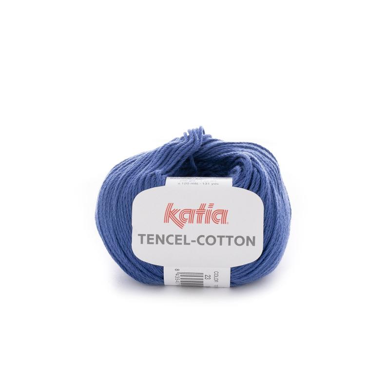 Tencel-Cotton 23 klar jeansblå