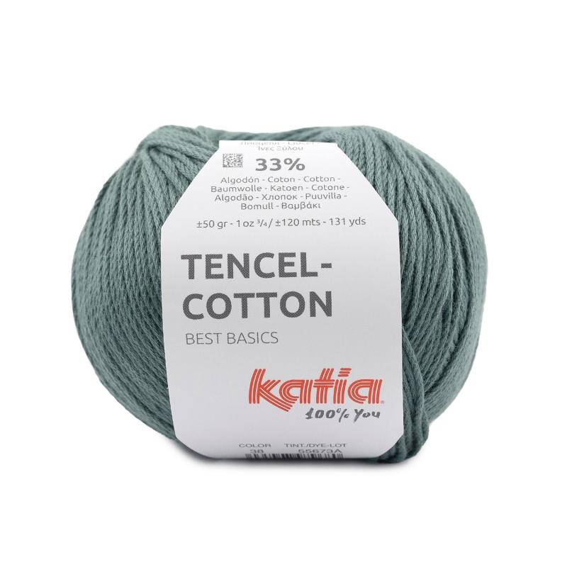Tencel-Cotton 38 svartgrön
