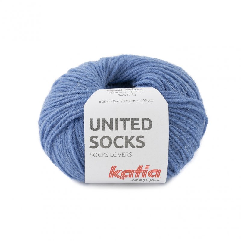 United socks 12 jeansblå