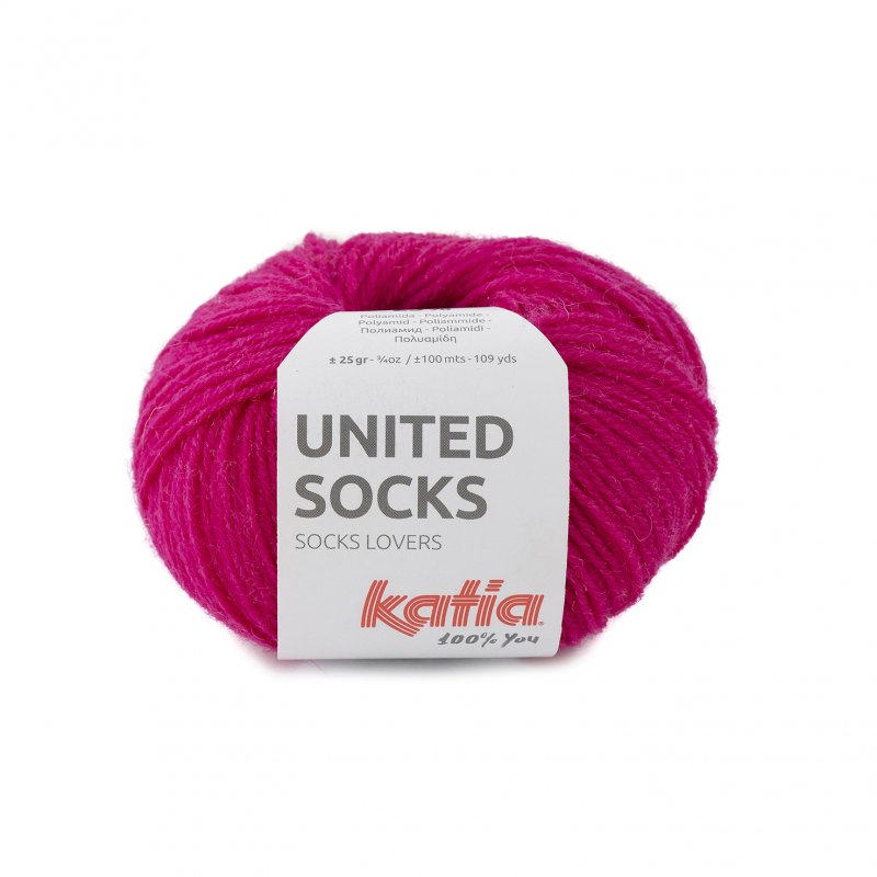 United socks 15 fuschia