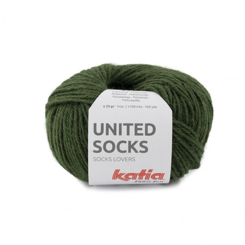 United socks 22 skogsgrön