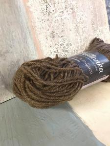 Kardgarn 180 tex x 3 naturbrun