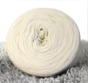 Förgarn - Ulltopsgarn naturvit