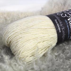 Kardgarn 140 x 3 naturvit