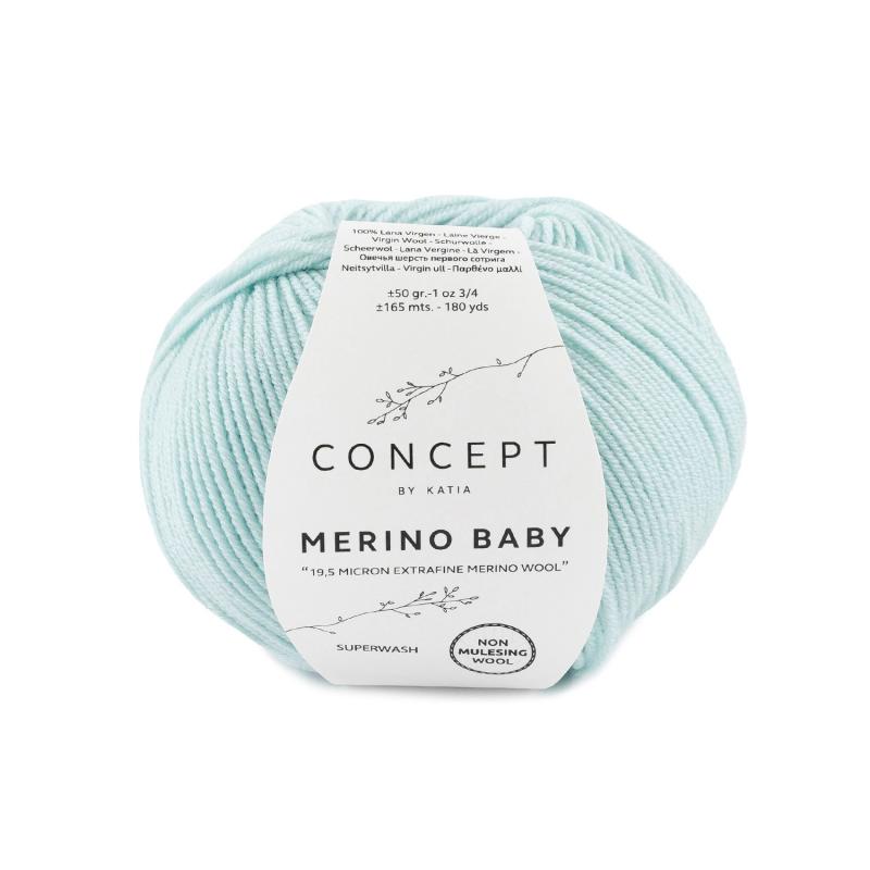 Merino Baby 73 ljusblå