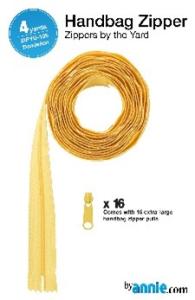 By Annie Zippers by the yard Dandelion