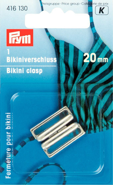 Bikini clips metal 20mm