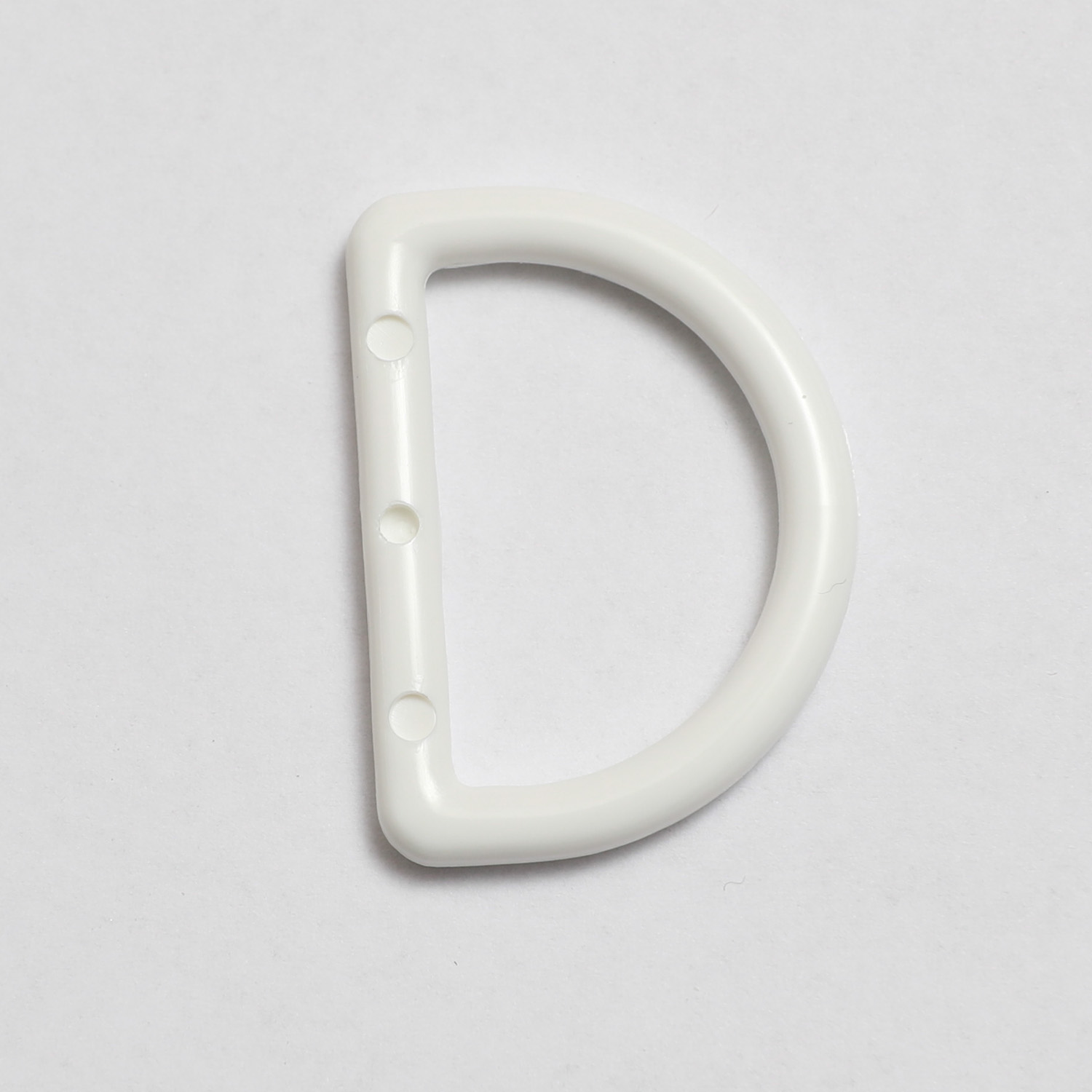 D-Ring vit plast 