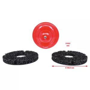 Hjulnavslipsats. Ø 160 mm. inner-Ø 60 mm. 4 delar