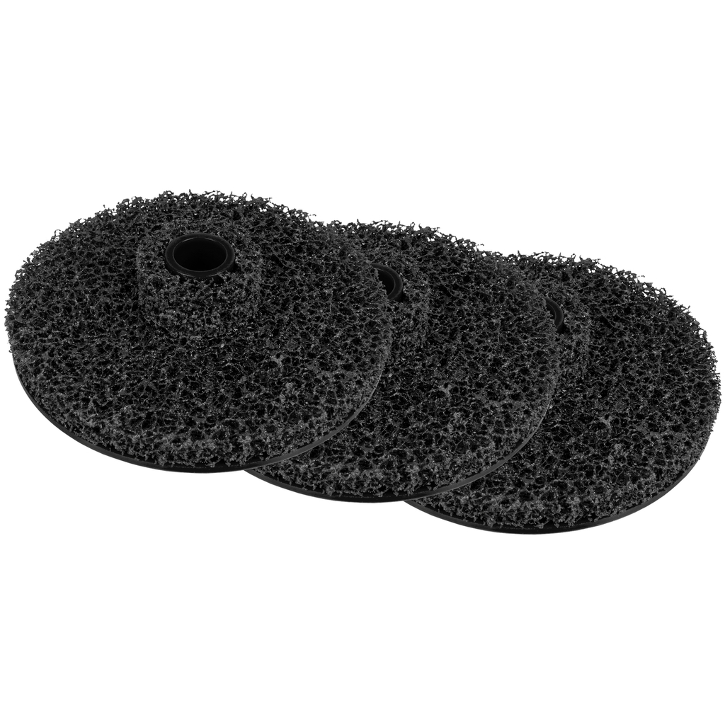 Reservskivsats till hjulnavsslip centreringshål. Ø 160 mm. inner-Ø 50 mm. 3 delar