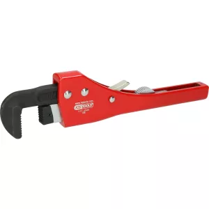 Enhands-spärrhake-rörtång med justerbart huvud