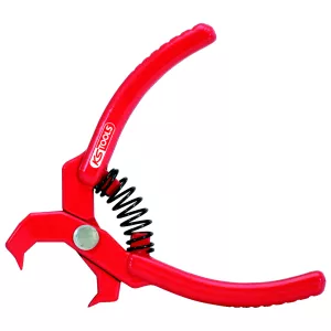 nit-lossningstång. röd. vinklad. 100mm