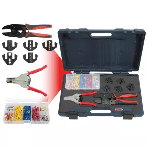 Krimpverktygssats med skaltång. 283 delar