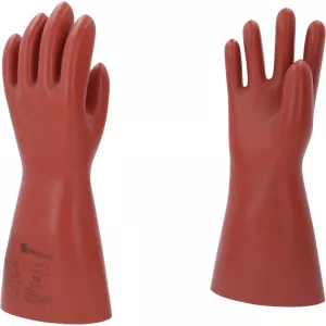 Elektriker-skyddshandske med mekaniskt och termiskt skydd. storlek 10. klass 2. röd