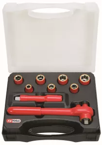 1/2" isolerad hylsnyckelsats 9-delar