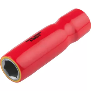 3/8" hylsa med skyddsisolering. lång. 13 mm