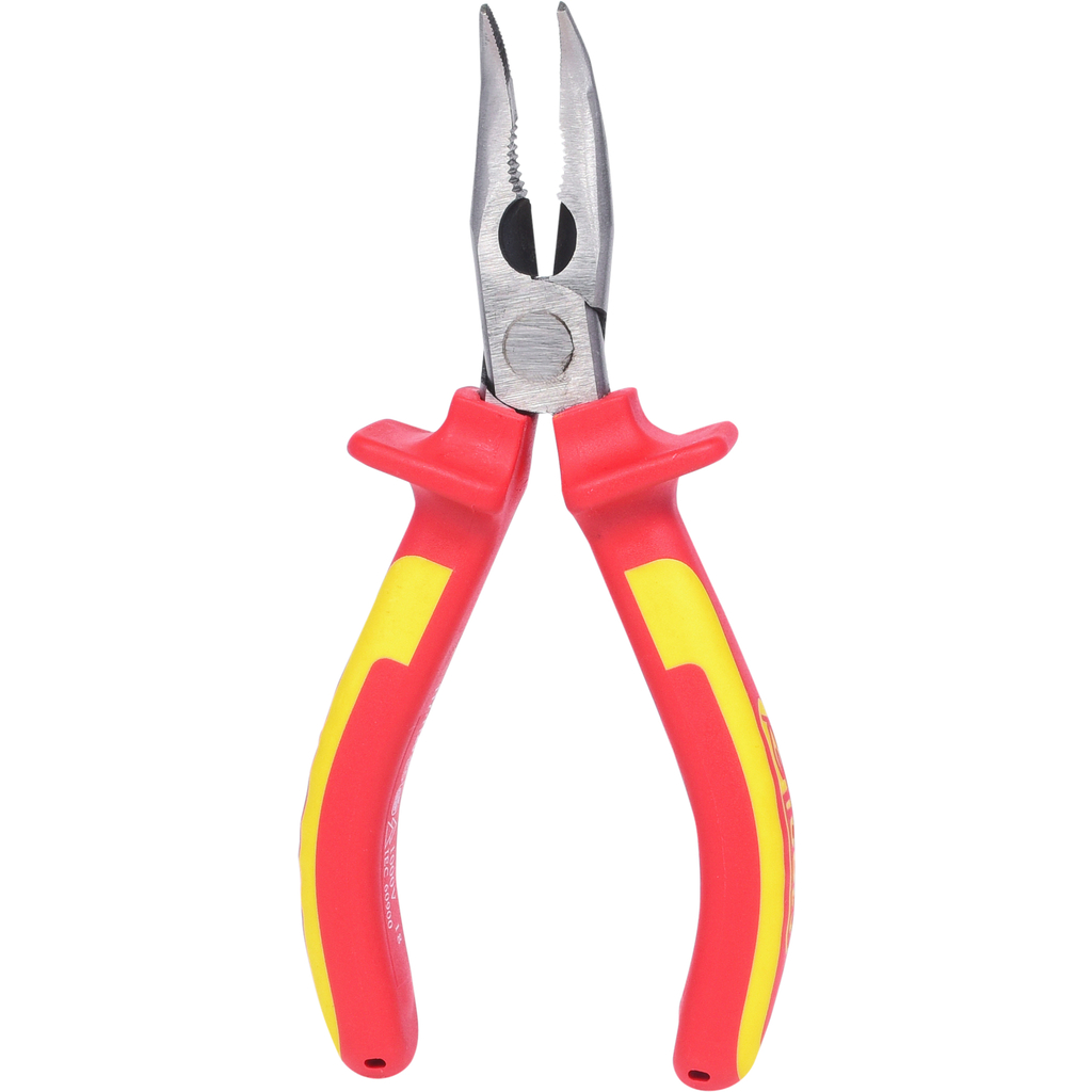 ERGOTORQUE VDE plattrundtång. böjd 165mm