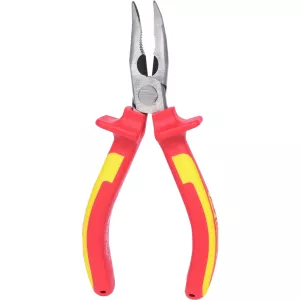 ERGOTORQUE VDE plattrundtång. böjd 165mm