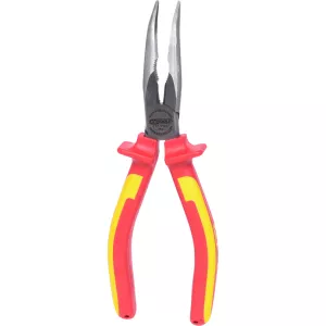 ERGOTORQUE VDE plattrundtång. böjd 205mm