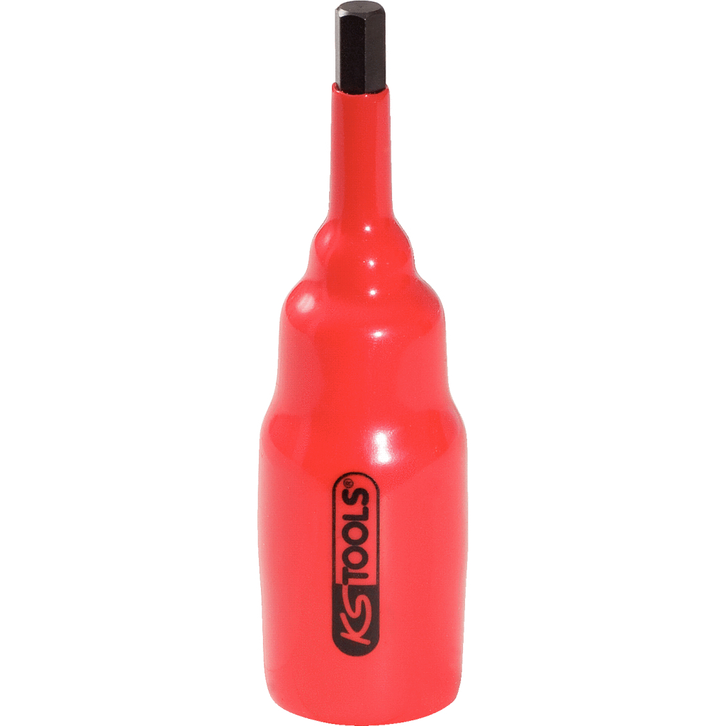 1/2" bit-hylsa med skyddsisolering till insexkantskruvar. 19mm