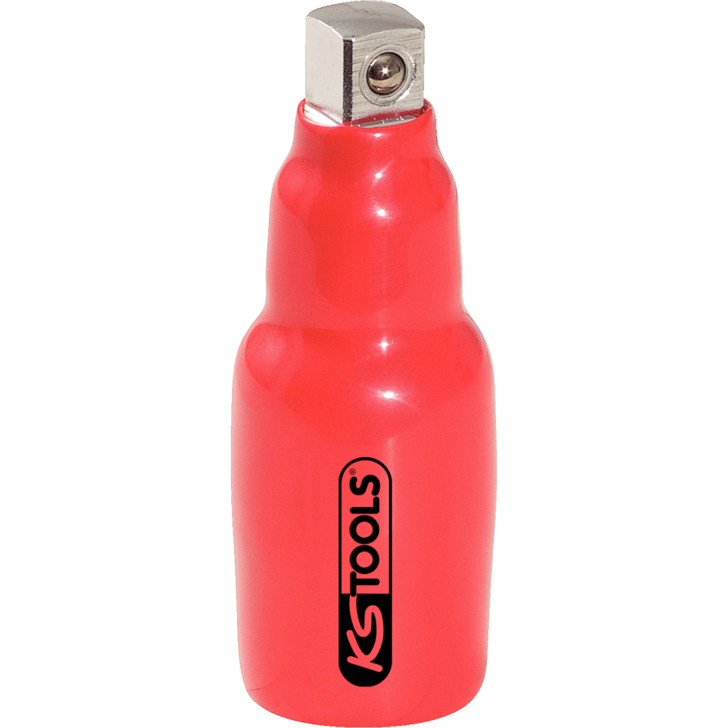 Reduceringsadapter med skyddsisolering. 1/2"F x 3/8"M