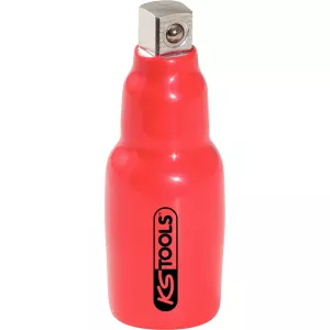 Reduceringsadapter med skyddsisolering. 1/2"F x 3/8"M