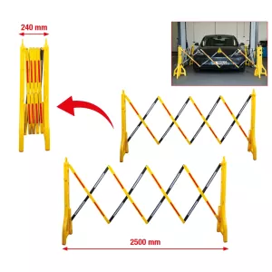 Saxlås av plast. 240 - 2500 mm. 2 delar