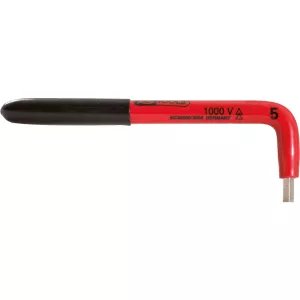 Insexkantsvinkelstiftnyckel med skyddsisolering. 10mm