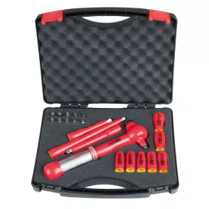 1/4" isolerad hylsnyckelsats 21-delar