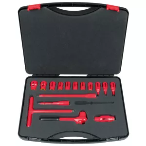 3/8" isolerad hylsnyckelsats 16-delar