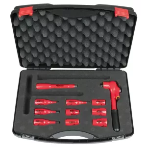 3/8" isolerad hylsnyckelsats 11-delar