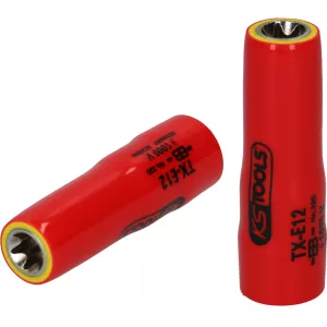 3/8" Torxhylsa med skyddsisolering. E12. lång