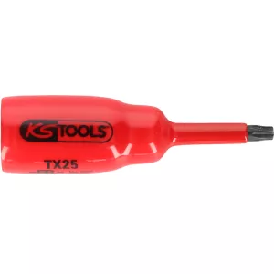 3/8" bithylsa med skyddsisolering till Torx skruvar. T10. kort